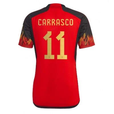 Belgia Yannick Carrasco #11 Hjemmedrakt VM 2022 Kortermet